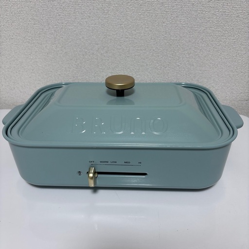 BRUNO たこ焼き器 グレー 温度調整機能