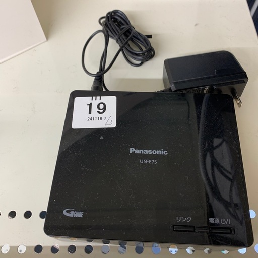 Panasonic ポータブルデジタルテレビ UN-24F7 | ヤマダウェブコム