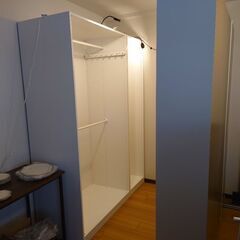 決まりました　IKEA　PAX　ワードローブ　ホワイト
