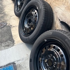 【値下げしました】 155/65 R14 タイヤホイール4本セット ミシュラン エナジーセイバー4 の画像