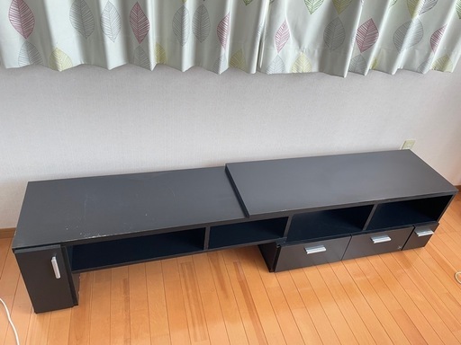 テレビ台　L型　ブラック