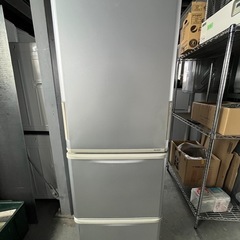 (値下げ)シャ−プSJ-WA35Y-S 350L 両開き 2013年製 SHARP シャープ 350L 3ドア冷蔵庫 SJ-WA35Y-S 両開きどっちもドア