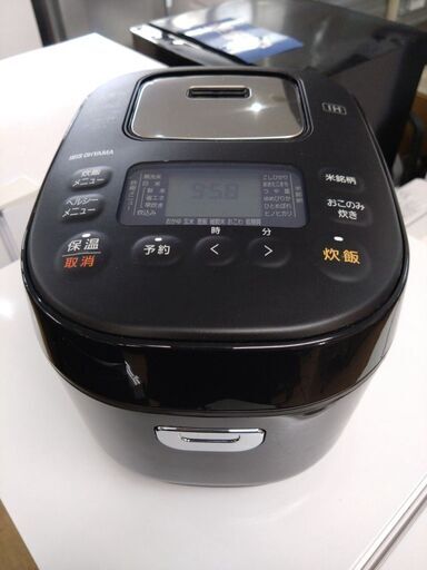 アイリスオーヤマ/IRIS OHYAMA 炊飯器 RC-IK30-B 2022年製 3合炊 IH