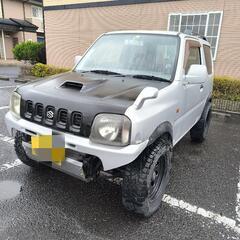ジムニーAT車・エアコン・パワステ付・社外ホイール付、車検あり（...