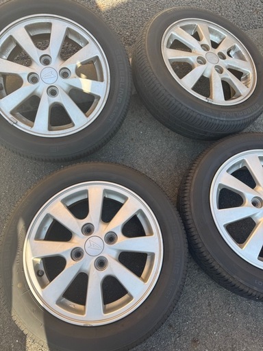 【最終値下げ】ムーヴの純正ホイール&タイヤ4本セットと新品バイザーセット