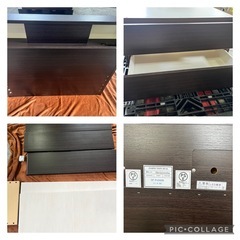 ニトリ　シングルベッド　収納付ベッドフレーム　ACコンセント付　照明付　の画像