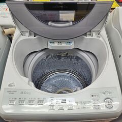 6ヶ月保証付き！！！　シャープ　洗濯機　ES-GV8D-S　【ジャングルジャングル堺初芝店】　堺市（東区　西区　北区　南区　堺区　美原区）高石市　泉大津市　忠岡町　和泉市　松原市　大阪狭山市の画像