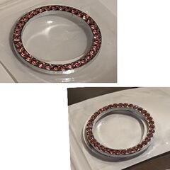 エンジンスタートボタン/デコレーションリング（新品）ピンクの画像