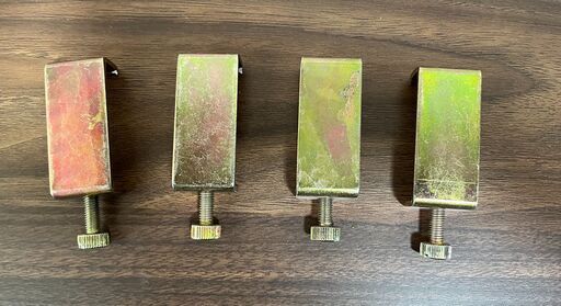 無印良品】パルプボードボックス用ジョイント金具 4点 (サイコロ