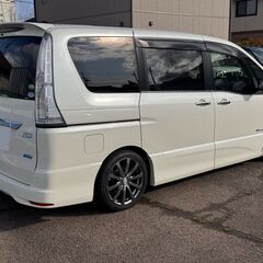 H27年式　セレナ　ハイウェイスター Vエアロモード+SafetyII S-HYBRID アラウンドビューモニター 車検令和8年5月！の画像