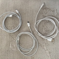 アップル純正Lightningケーブル　３本セット