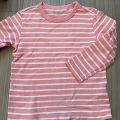 UNIQLO キッズ　ロンT ボーダー　サイズ110