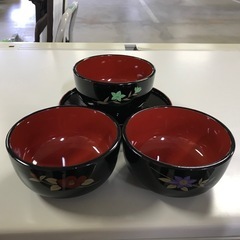 お椀とお盆3セット