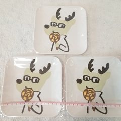 【新品】 カクカクシカジカ　プレート3枚セット
