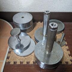 可変式ダンベル10kg×2個セット　金属製