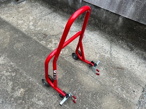 【Ｖ受け付き】Ｊ-TRIPバイク用リアスタンド（赤）