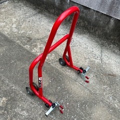 【Ｖ受け付き】Ｊ-TRIPバイク用リアスタンド（赤）