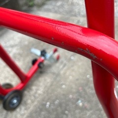 【Ｖ受け付き】Ｊ-TRIPバイク用リアスタンド（赤）の画像