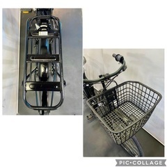 業界最長1年保証 送料無料　ブリヂストン　ステップクルーズdd 黒色　電動アシスト自転車　g317の画像