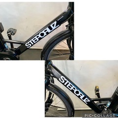 業界最長1年保証 送料無料　ブリヂストン　ステップクルーズdd 黒色　電動アシスト自転車　g317の画像