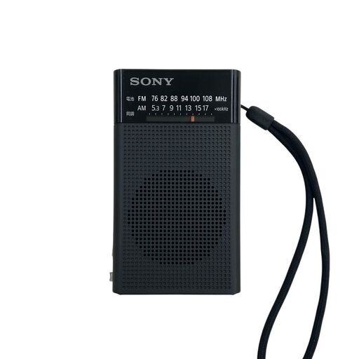 SONY ソニー ハンディーポータブルラジオ ICF-P27 FM/AM/ワイドFM対応 横置き型 ブラック