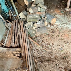 【お譲り決定】薪　焚き木　差し上げます