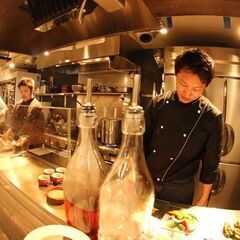 【派遣社員】鉄板料理店の調理　紹介予定派遣　夜の時間帯だけ働ける方も歓迎の画像