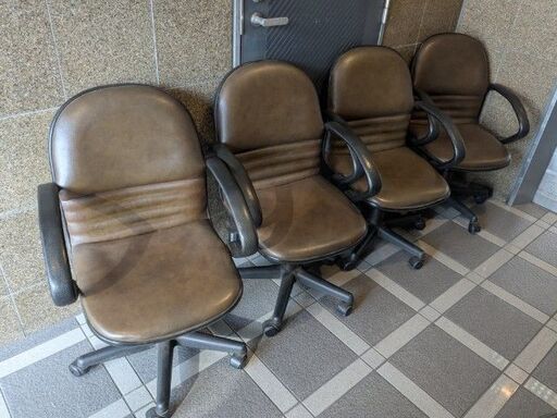 ★★【即決】麻雀卓専用テクノ プリンス中古イス４脚★★
