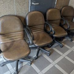 ★★【即決】麻雀卓専用テクノ プリンス中古イス４脚★★