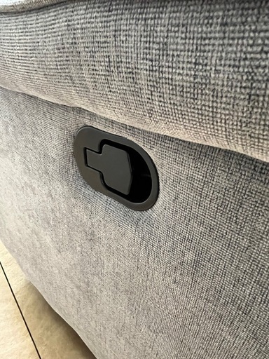 おすすめ商品!! ????? 1人掛け リクライニングソファ 布製 手動リクライニング 背もたれが外せるので積込みや搬入も楽々!!