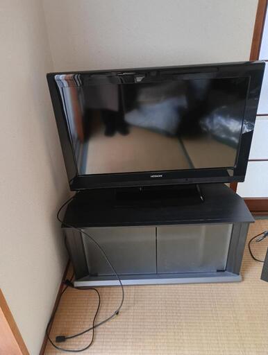 3月31日投稿終了日立32型テレビ\u0026テレビ台