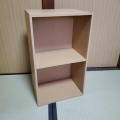 カラーボックス 2段  収納棚