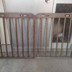 【取引中】木製ベビーゲートの画像