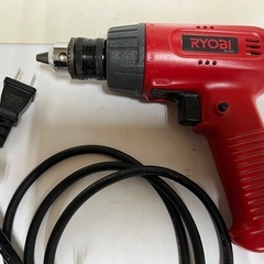 値下げ❗️リョウビ　100Ｖ電気ドリル　5段クラッチ付き　