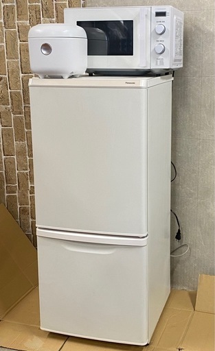 3点セット 冷蔵庫 レンジ ジャー panasonic 138L 2022年製 ヤマダ 札幌市東区中沼町