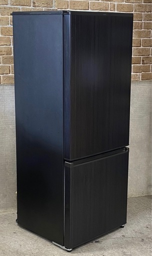 AQUA 2ドア冷蔵庫 201L 2022年製 AQR-20E9 ウッドブラック 札幌市東区中沼町