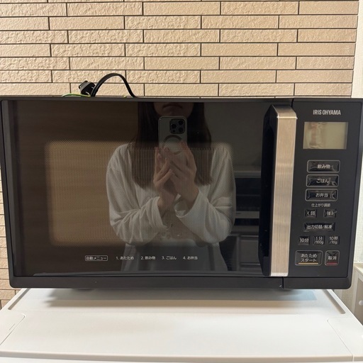【引渡予定者決定】アイリスオーヤマ　電子レンジ　約22L 2022年製