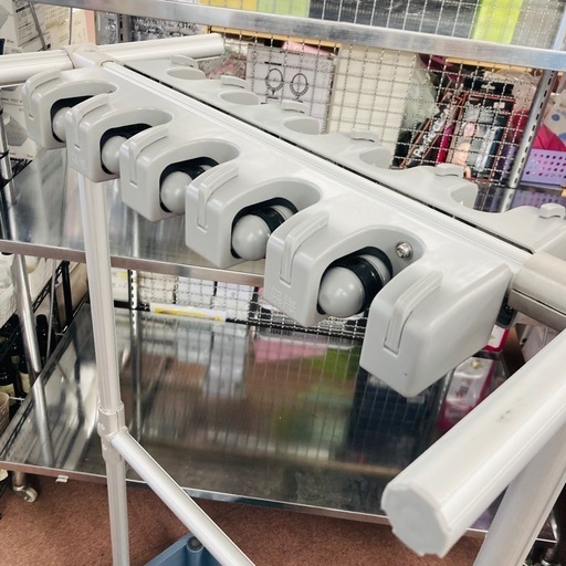 ⭐️未使用品⭐️移動式モップラック