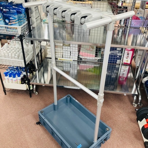 ⭐️未使用品⭐️移動式モップラック