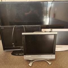 テレビ　ジャンク品　50インチ1台　他3台