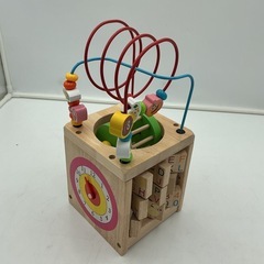 木製知育玩具　ビーズコースター