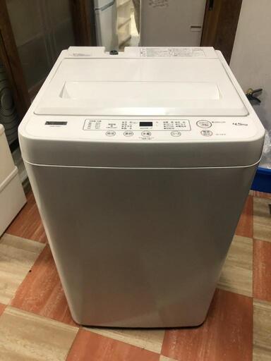 【松本市引き取り限定】YAMADA全自動洗濯機4.5kg（2021年）