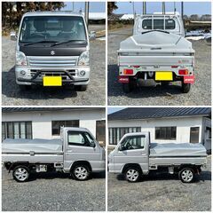 【車検たっぷり】H26/DA16T/キャリィトラック/4WD/リフトアップ/AT/エアコン/パワステ/キーレス/PWの画像
