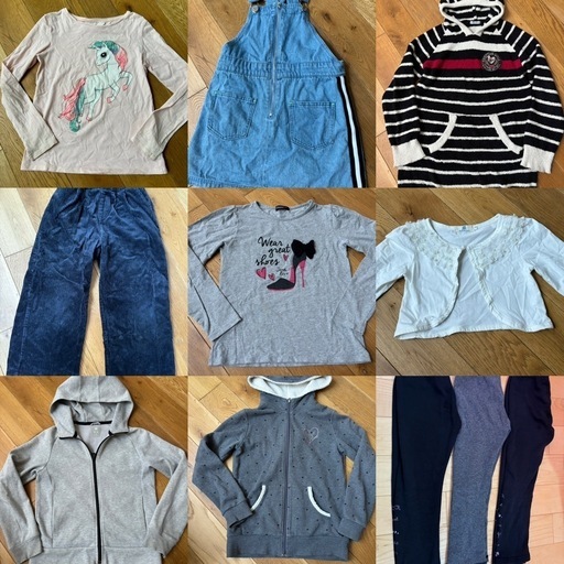 大量！子供 服 女の子 100㎝ 110㎝　120㎝　130㎝　140㎝　150㎝　160㎝ ワンピース　スカート　Tシャツ　トレーナー　