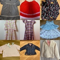 大量！子供 服 女の子 100㎝ 110㎝　120㎝　130㎝　140㎝　150㎝　160㎝ ワンピース　スカート　Tシャツ　トレーナー　の画像