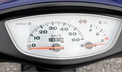 1009.動画あり　HONDA ライブディオ ZX仕様　原付　バイク　50cc 車体