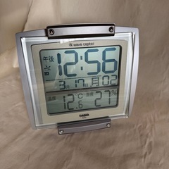 CASIO 温度・湿度計付き電波時計　ID-24J