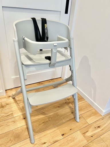 美品】NOVUS ノウス ベビーハイチェア ベビーチェア グレー 最新
