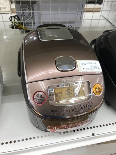 ★ジモティ割あり★ 象印 炊飯器 NP-RL05 3合炊き 2018年製 動作確認／クリーニング済み KJ8890