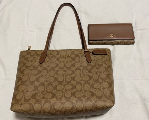【お譲り先決まりました】COACH トートバッグ\u0026財布